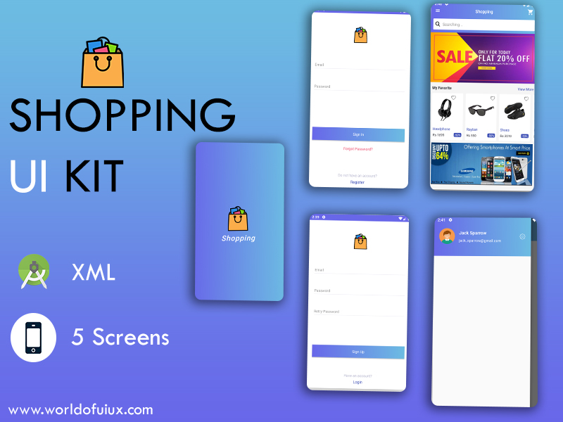 Shopping Application UI Kit