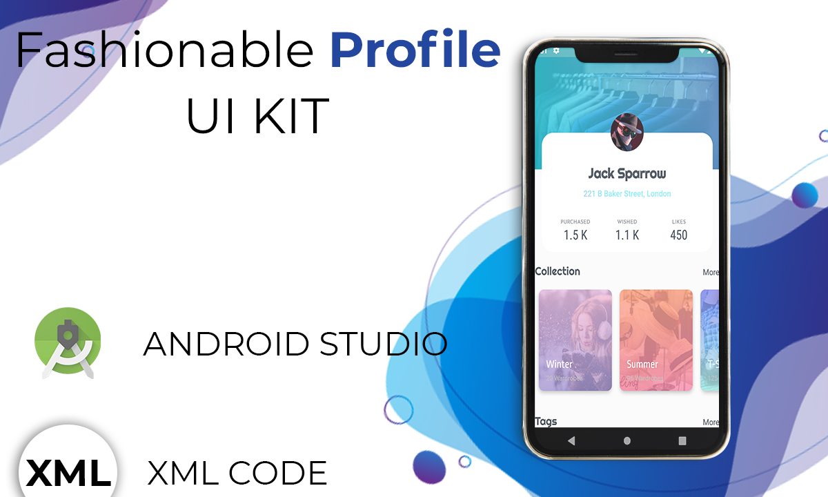 Fashionable Profile UI Kit