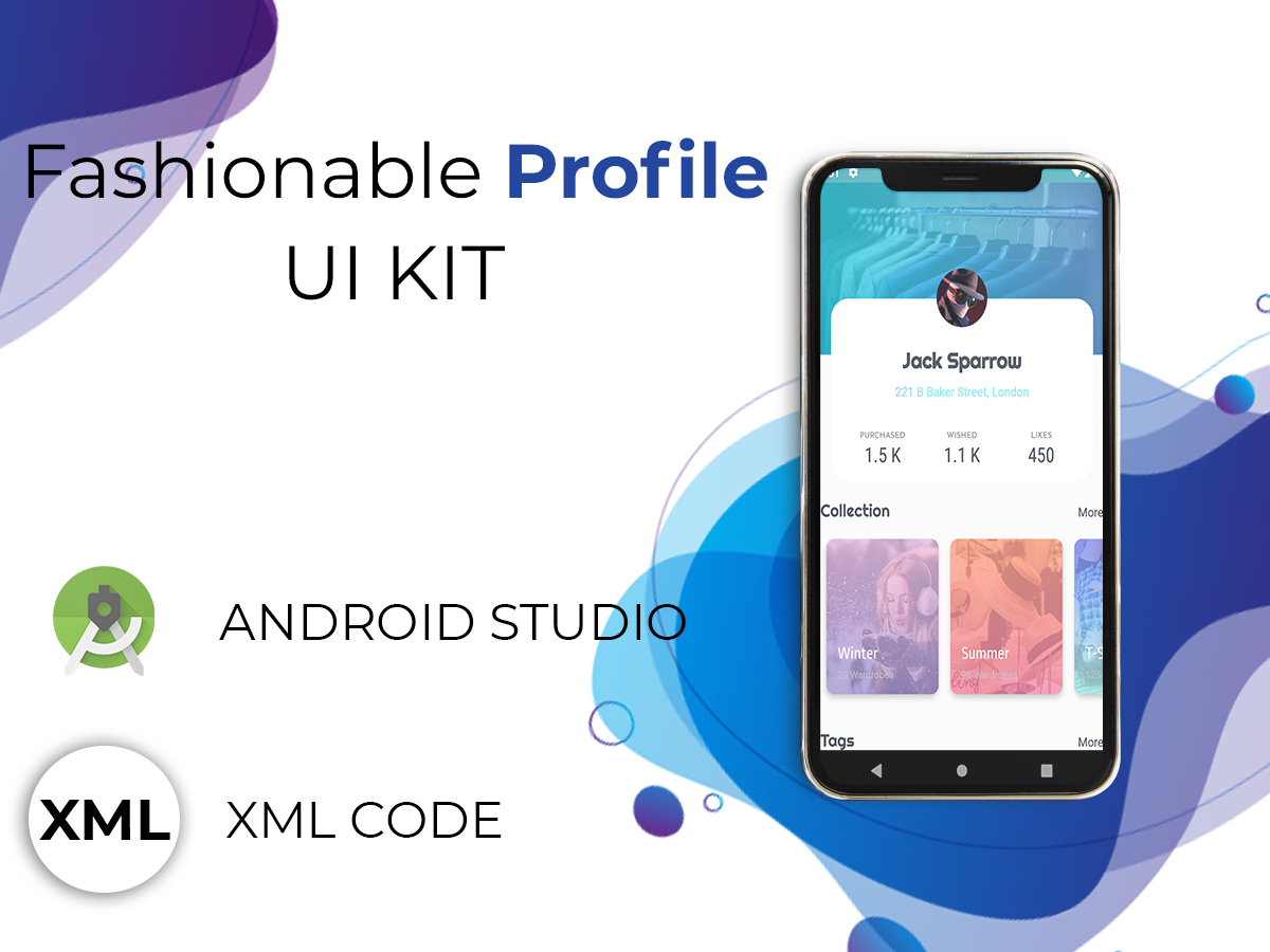 Fashionable Profile UI Kit